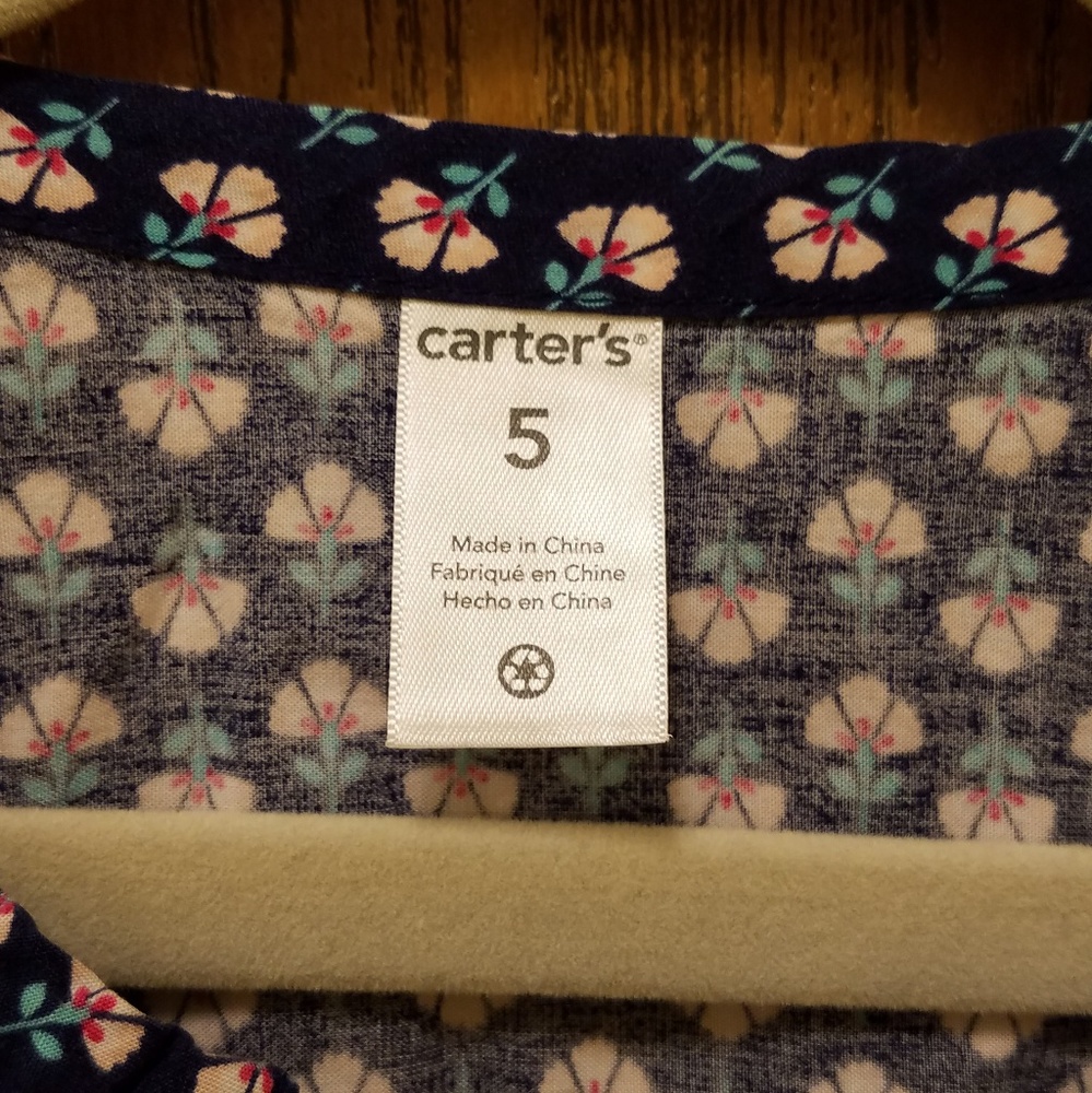 Carter's Dress, Floral Design, 5